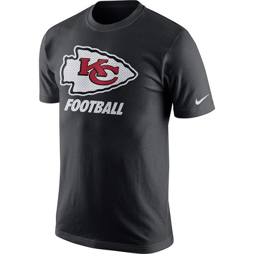 NFL Kansas City Chiefs Nike Facility T-Shirt - Anthracite